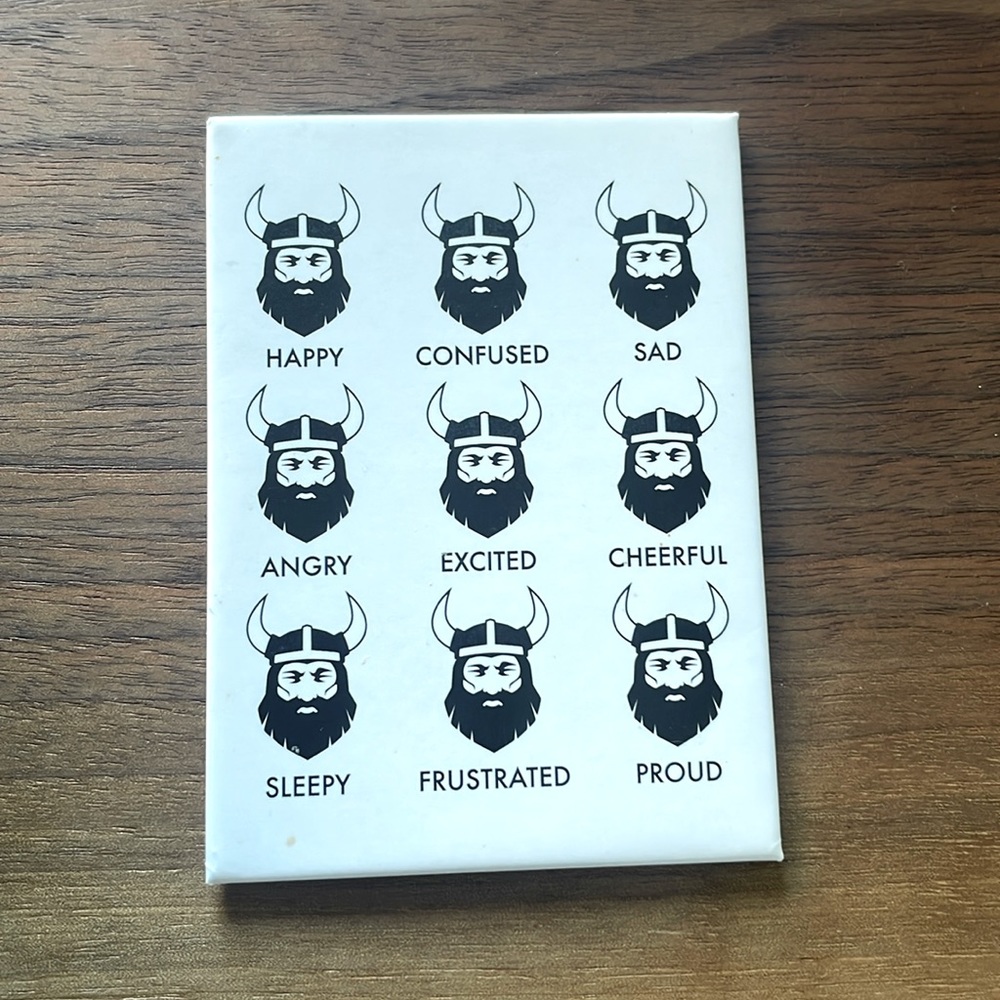 Viking with Beard | Mood Magnet
